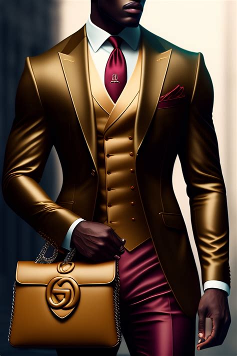 gucci three piece suit